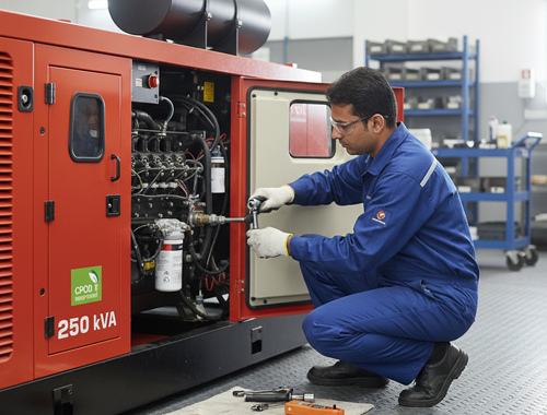 Authorized Mahindra diesel generatorset service provider in Cherthala Alleppey